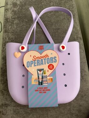 Libbey Lavender Smooth Operators Tote & 5-Piece Body Care Set